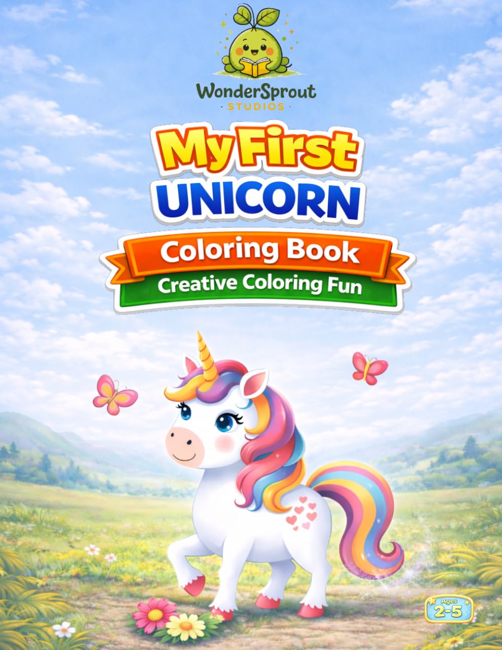 My First Unicorn Coloring Book: A Creative Coloring Book for Toddlers and Preschoolers Ages 2–5 (My First Creative Coloring Collection)