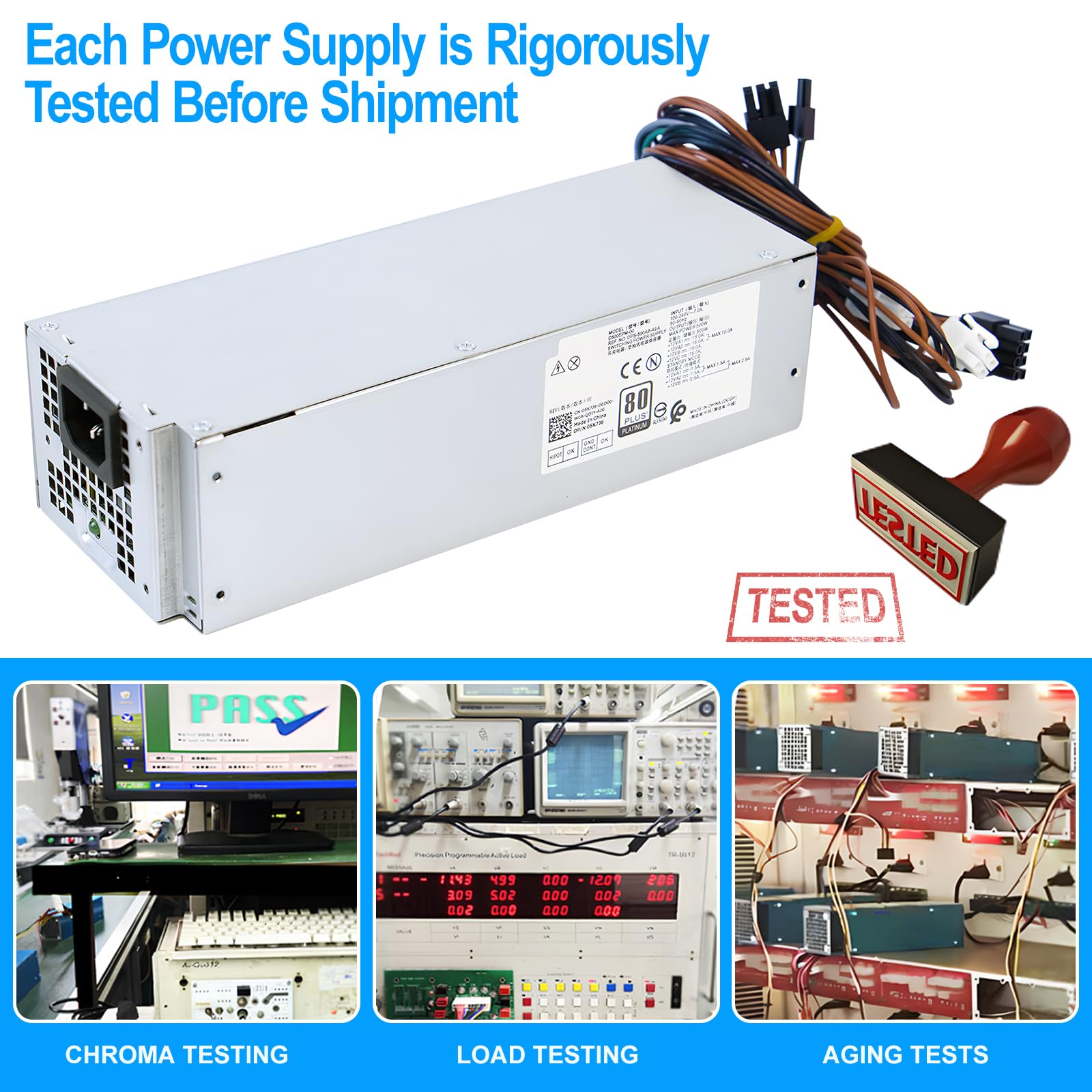 Amazon | S-Union アップグレード D500EPM-00 500W 電源 H500EPM-00