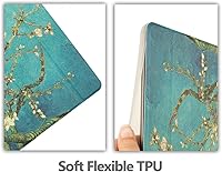 Vista 5 de RUBAN Funda para iPad Air 2 (versión 2014) – Delgado Ligero Protector Smart Shell Anti-Antiarañazos Antiarañazos Flexible Suave TPU Back Cover Stand