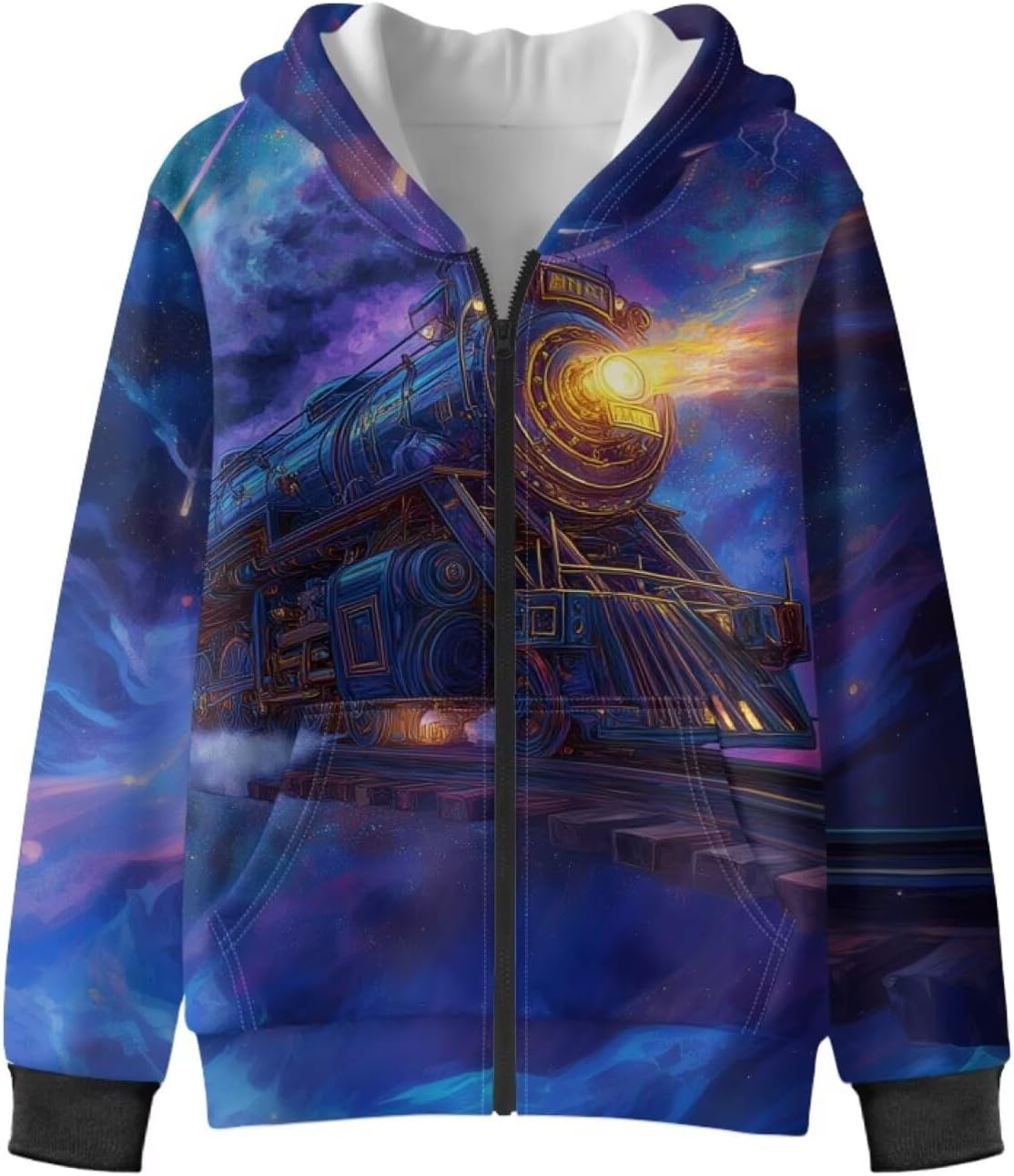 Boys Hoodies Boys Zip Up Hoodies with Front Pocket Children Fleece Sweatshirt