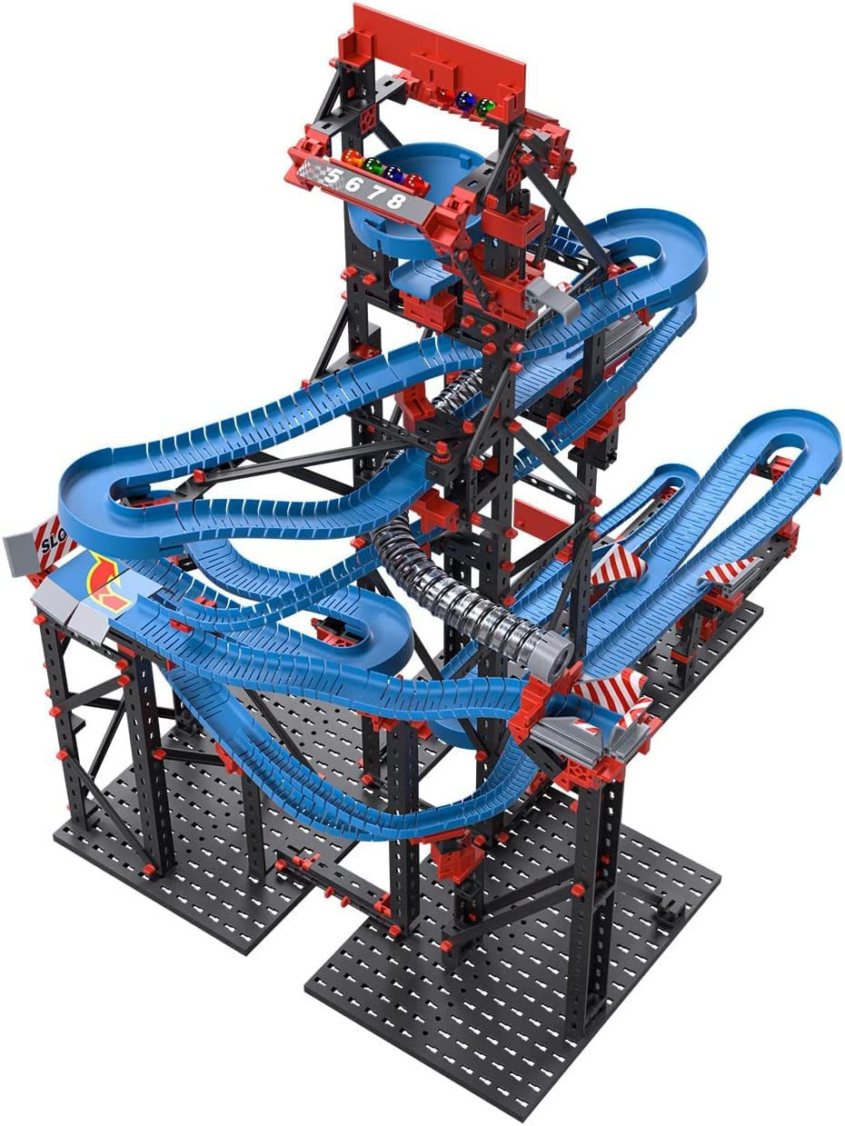 fischertechnik Pista per Biglie Marble Competition 564070 – kit di costruzione per bambini, gioco educativo a partire da 8 anni