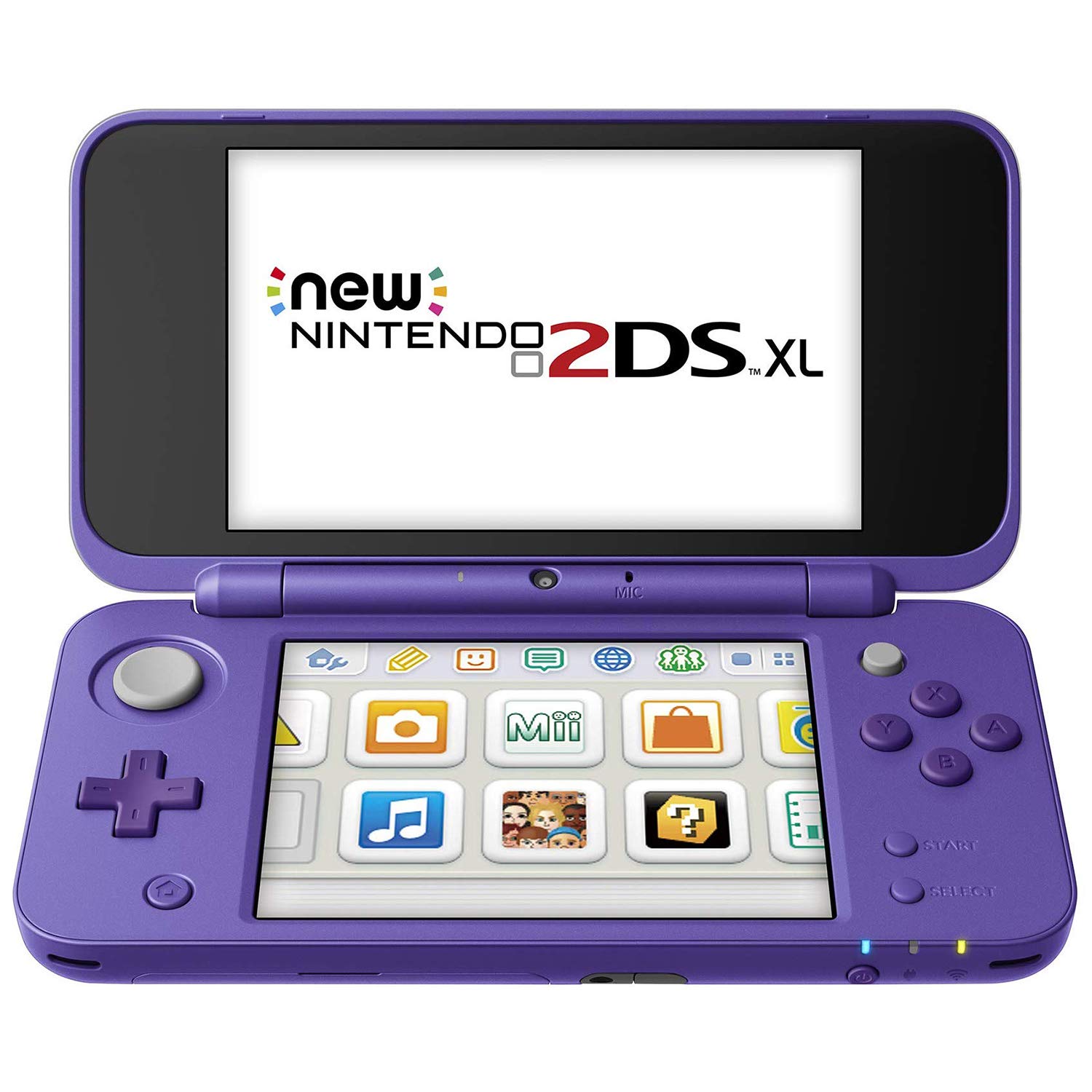 Amazon.com: New Nintendo 2DS XL - Purple + Silver With Mario
