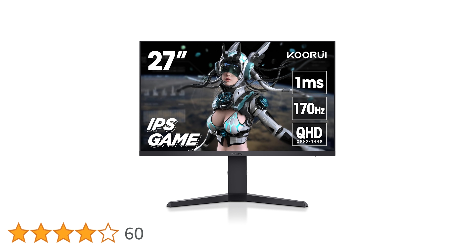 KOORUI ゲーミングモニター 27インチ モニター 170Hz WQHD 41zNq3TyxXL.jpg