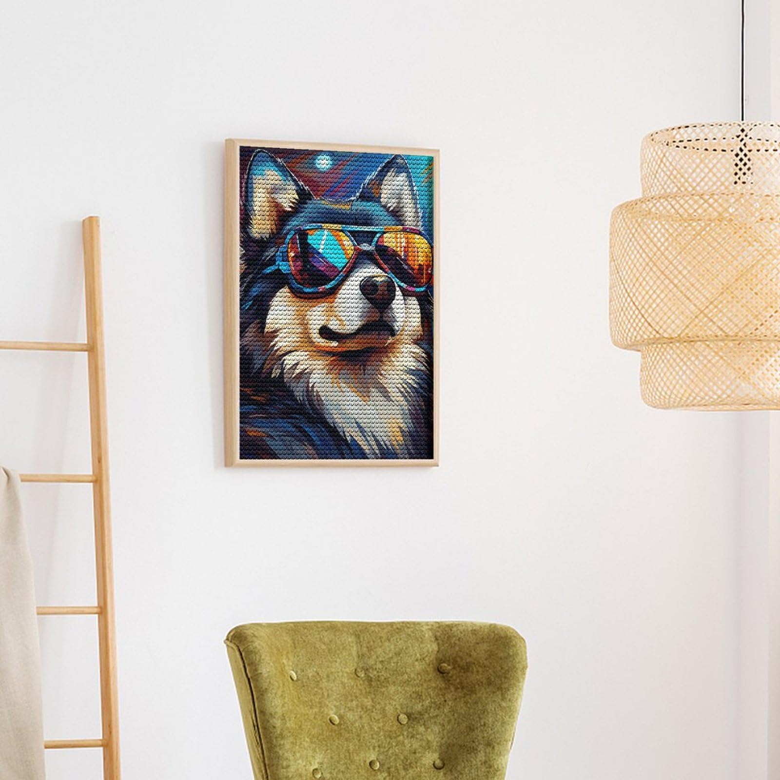 Amazon.com: JTKBNVM Dog Wearing Glasses 5D Diamond Painting Kits