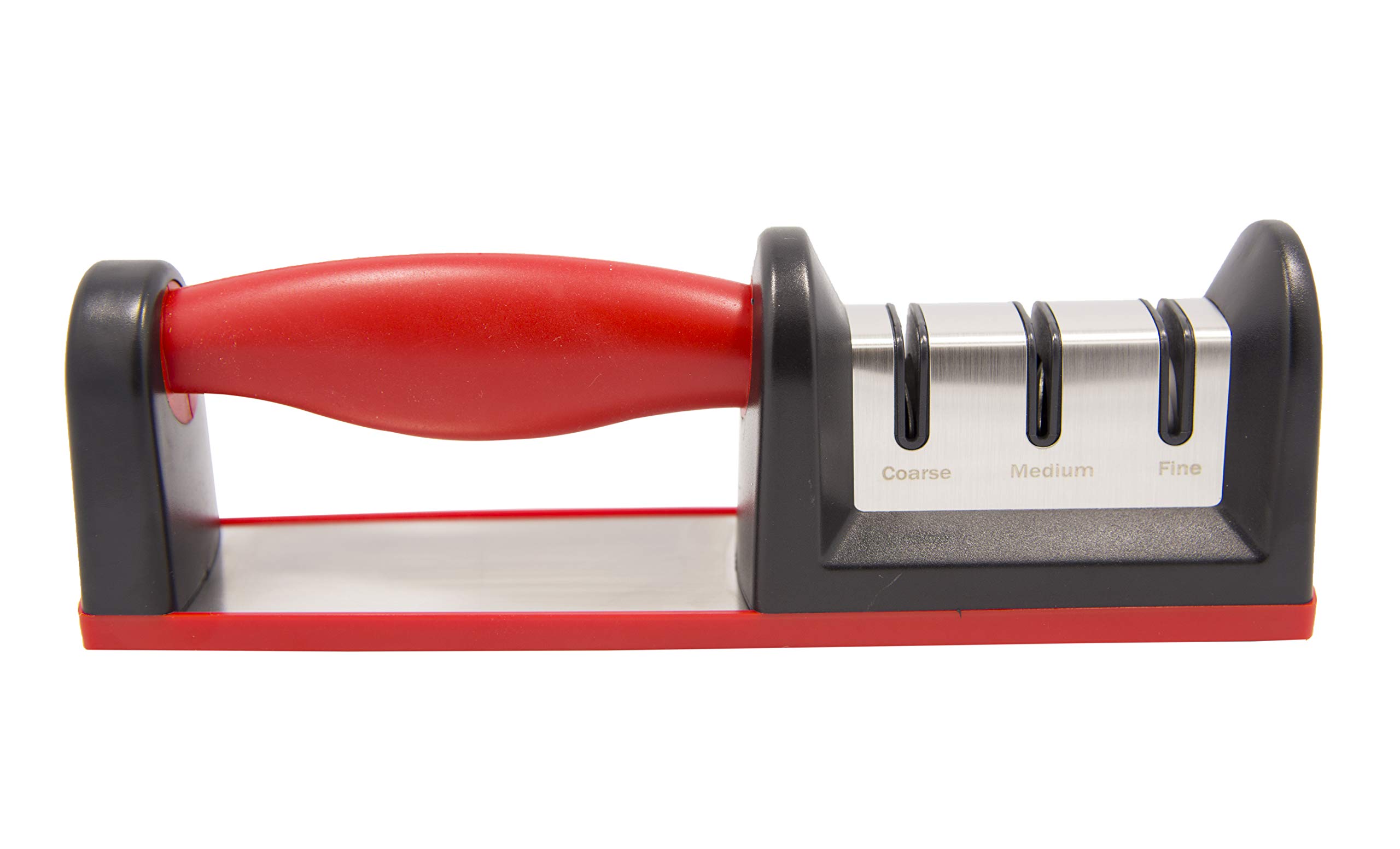 Diamond Sharp 3-Stage Diamond And Ceramic Knife Sharpener Afilador Course Medium Fine Positions Makes This A Pro Chef’S Choice Two Diamond And One Ceramic Sharpening Wheels Quality Guarantee Large Red