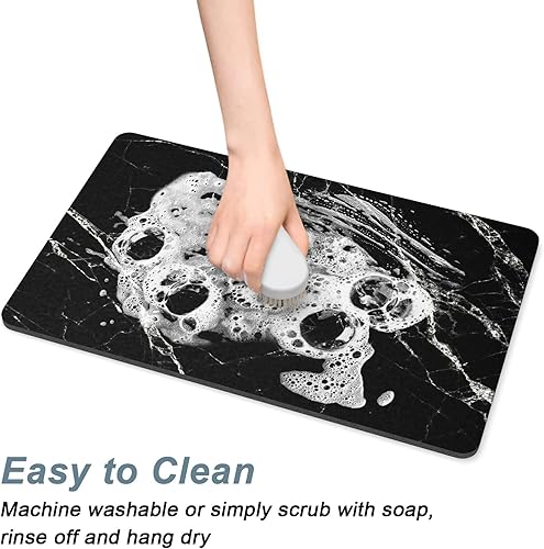 Miniatura 336 de Rnivvi Tapete de café, tapete de café de 12 x 19 pulgadas para estación de máquina de espresso, accesorios y organizador, almohadilla absorbente