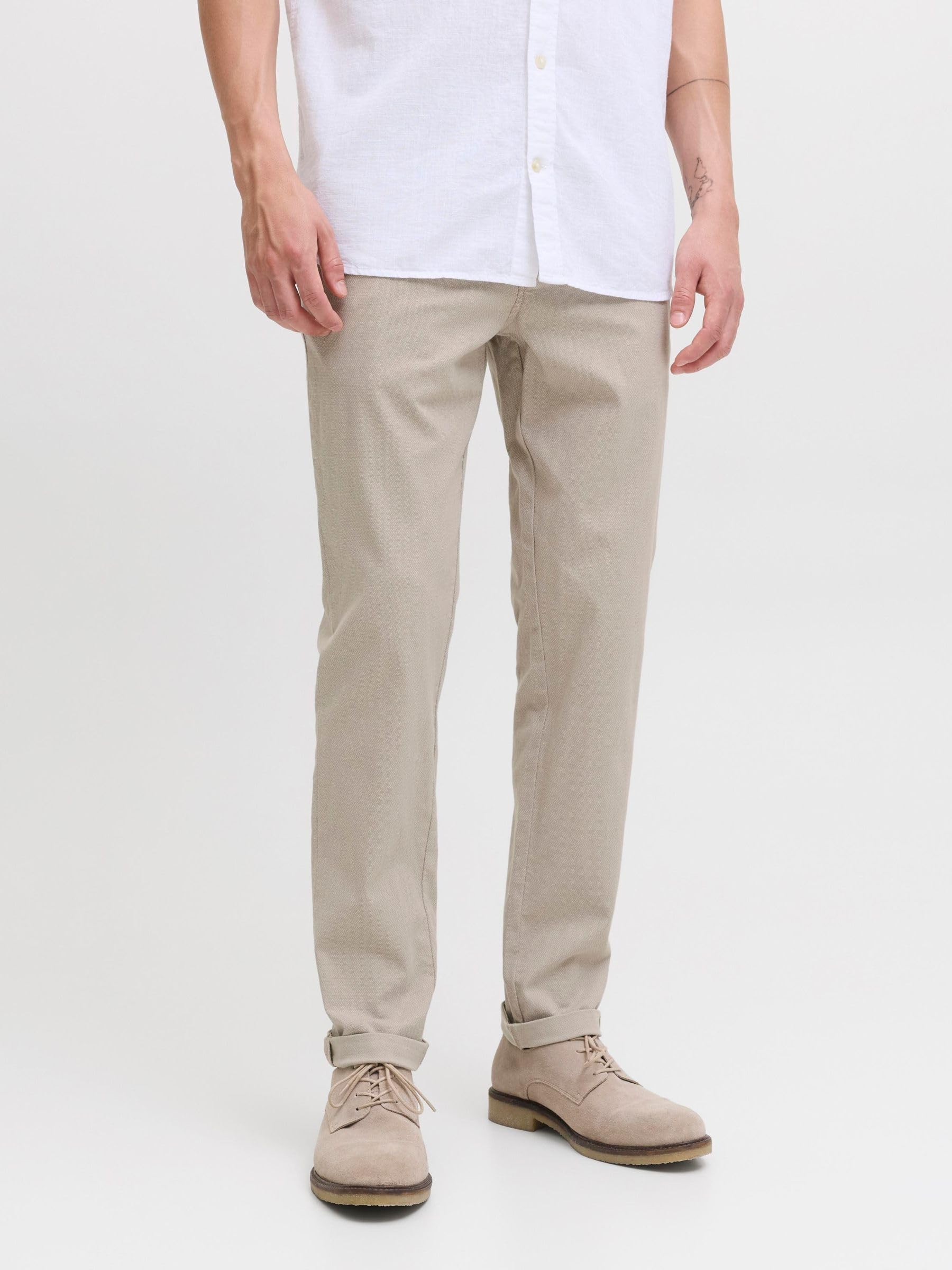 Jack & Jones Male Chino Hose Slim Fit Chino Hose – Bild 2