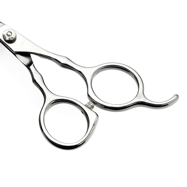 Mascotas Tijeras Pelo,4.5 “ Perro Inoxidable Acero Tijeras Rectas Con Puntas Redondeadas de Seguridad