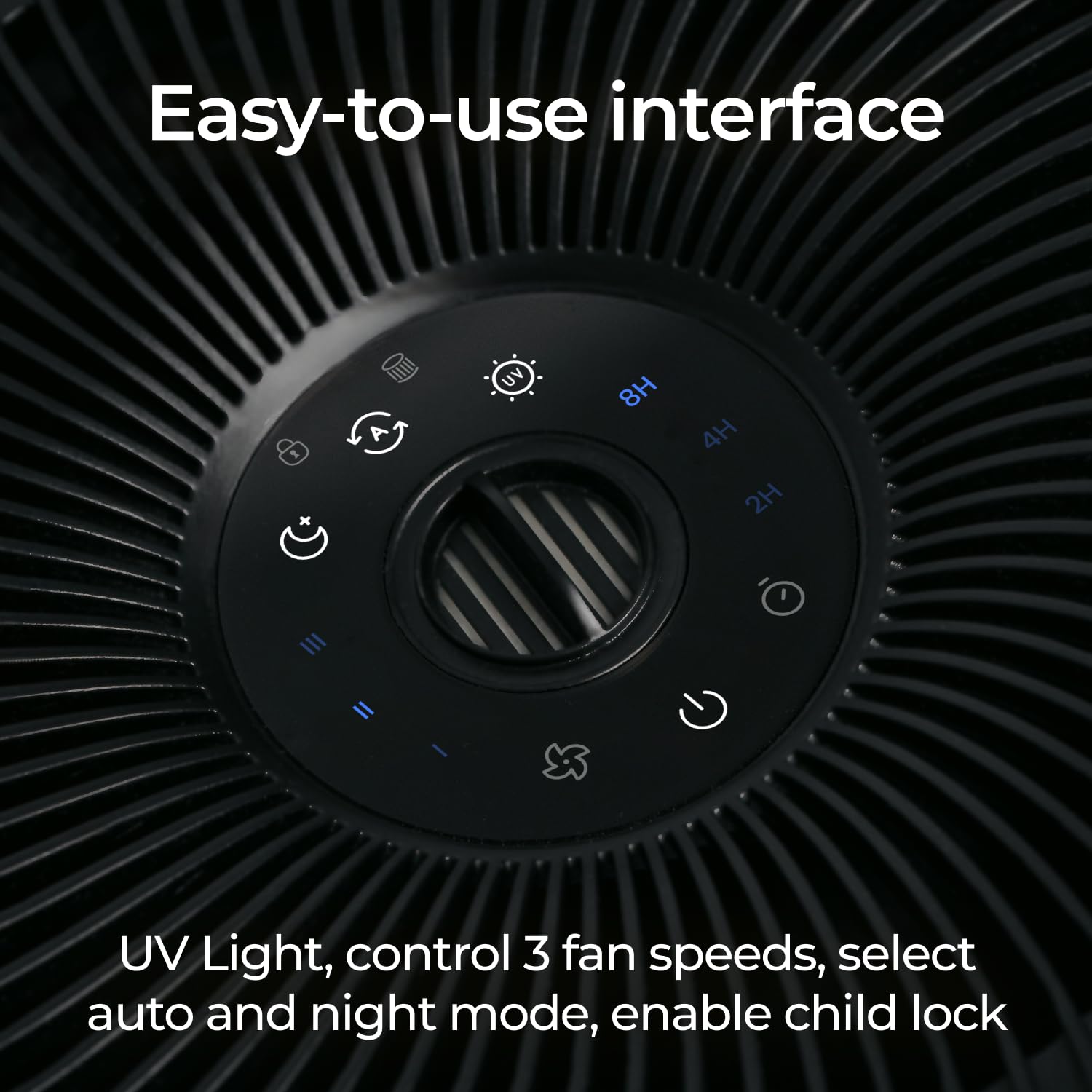 SonoHealth AirPro Purifier for Home and Bedroom | HEPA 14 Filter | Ultra-Quiet Air Cleaner | Activated Carbon Filter and Essential Oil Diffuser - (2 Packs)