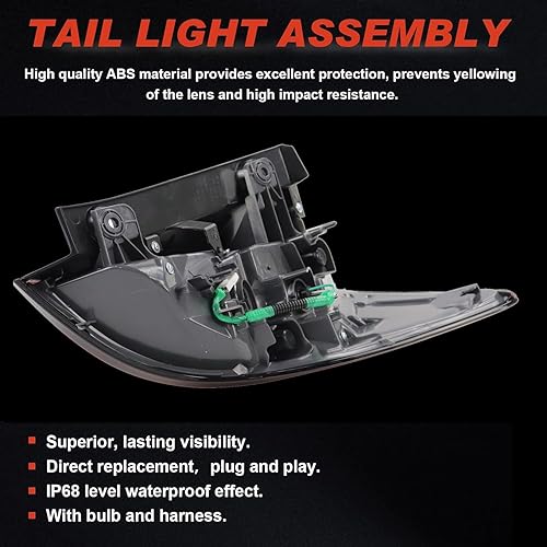 Miniatura 4 de Luces traseras LED, luz trasera, freno, exterior, montaje compatible con Honda HR-V HRV 2016 2017 2018 Reemplazar lado izquierdo del conductor