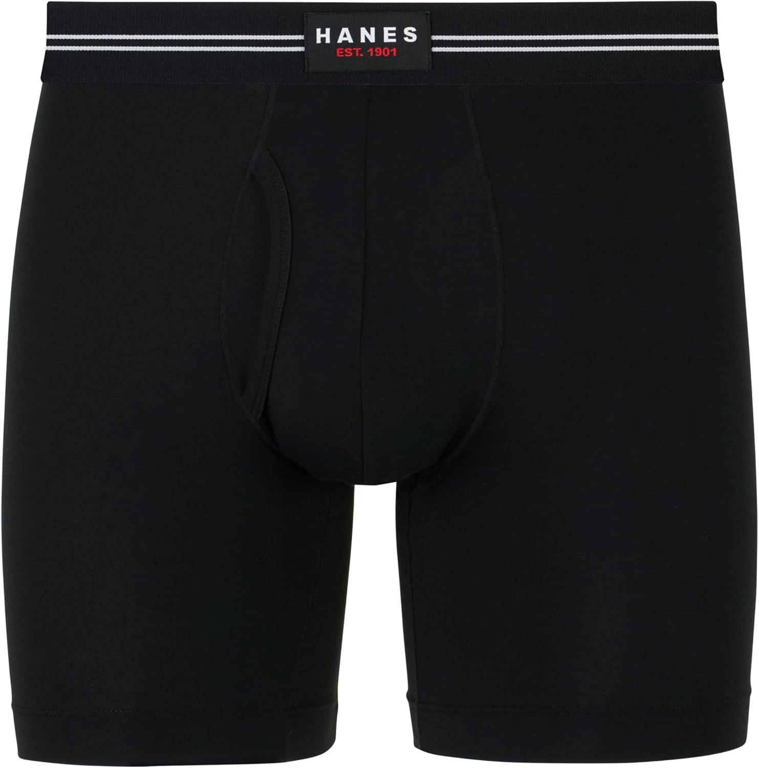 Hanes mens Perfect Flex Breathable Boxer Brief Underwear, Lightweight Luxe Modal Blend, Supportive Pouch, 1-pack - Image 5