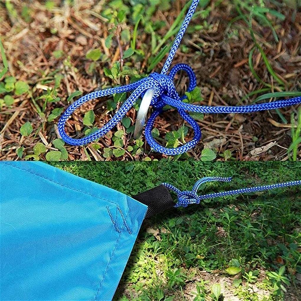 Bâche De Camping Portable Imperméable, Abri Solaire Hamac Coupe-Vent Tente De Mouche De Pluie Bâche Bâche Abri Pare-Soleil Auvent pour La Pêche en Plein Air Randonnée, A