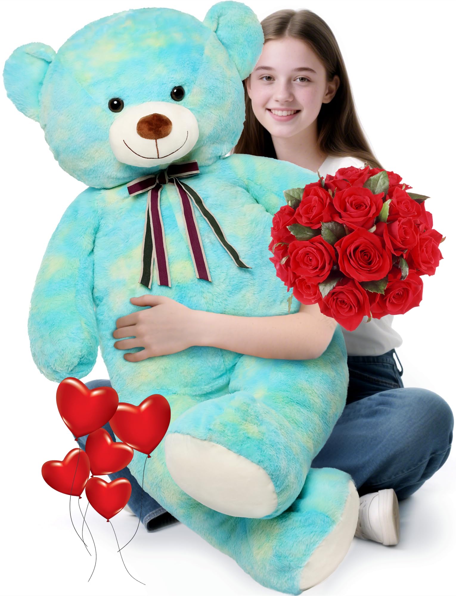 Amazon.com: Tezituor 52in Giant Teddy Bear,Big Stuffed Animal