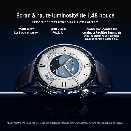 XIAOMI Watch S5 46mm, Smartwatch for Men and Women, 1.48" AMOLED, Fitness Tracker with Heart Rate/Sleep Monitoring, 21 days battery life, 150+ sports modes, dual-band GPS, NFC, Android&iOS, Green - 3