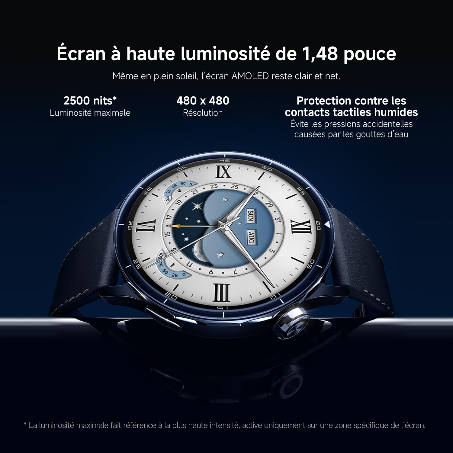 XIAOMI Watch S5 46mm, Montre connectée Homme/Femme,AMOLED 1,48",Tracker d’activité avec fréquence Cardiaque et Sommeil,21 Jours d’autonomie,150+ Modes Sportifs, GPS Double Bande,NFC,Android&iOS, Noir