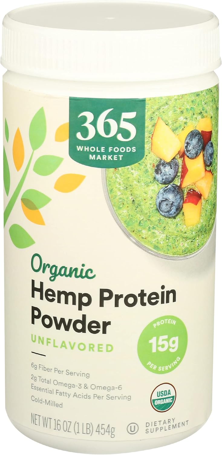 365 by Whole Foods Market, Protein Powder Hemp Organic, 16