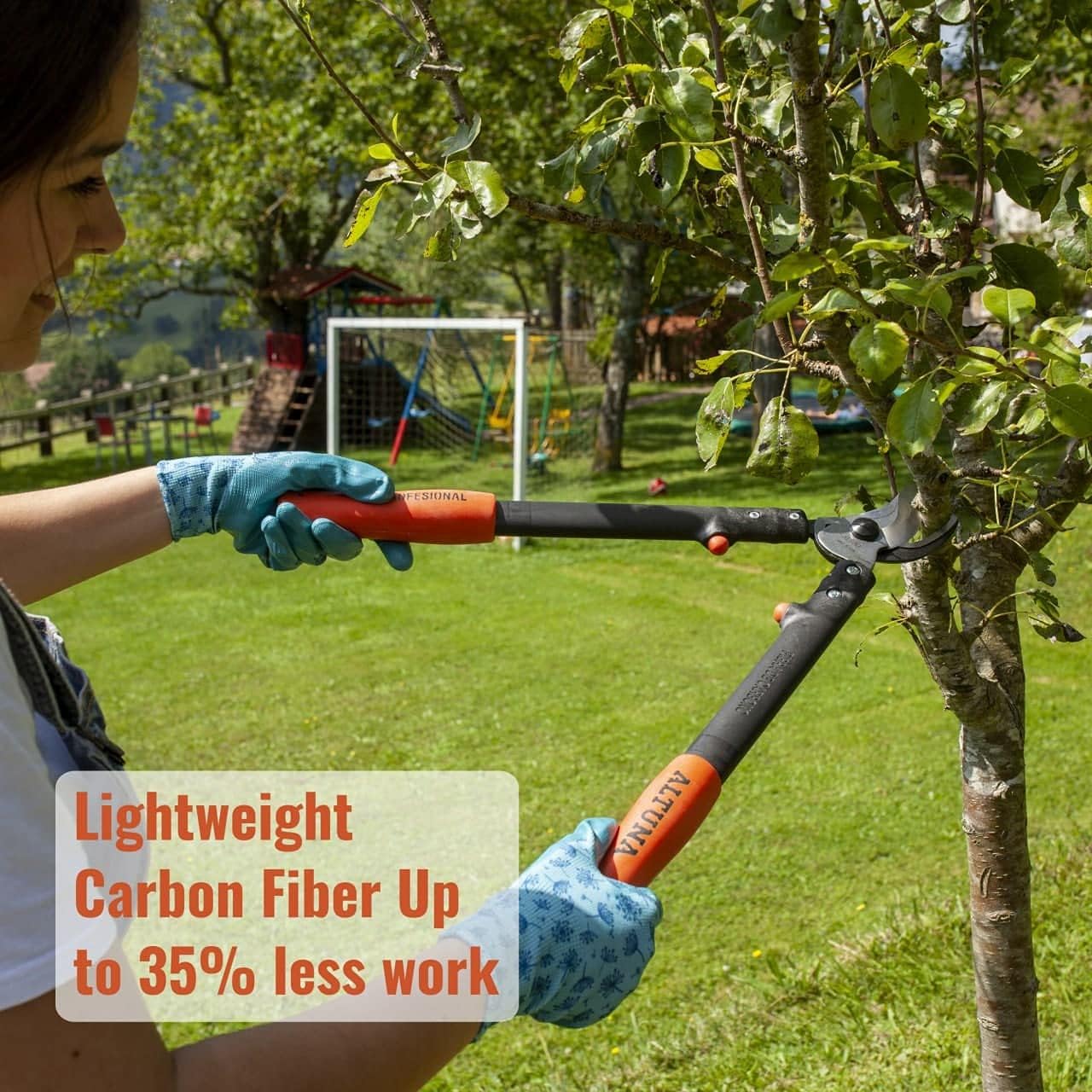 Bеѕt Sеllеr Altuna Professional Lopper 19.6 Long + Bonus Extra Blade | Sharp Forged Blade for Easy Tree Trimming & Branch Cutting | Lightweight and Strong Ergonomic Carbon Fiber Handles…