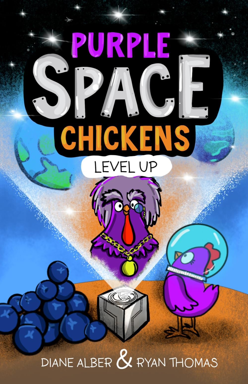Purple Space Chickens: Level Up (Purple Space Chickens: Dyslexia-Friendly Chapter Books for Kids Ages 6-10)