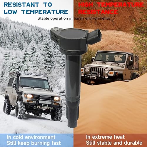 Miniatura 5 de Juego de 6 bobinas de encendido en paquete de enchufes compatibles con Lexus Toyota 3.5L V6 sustituye a 2GRFE 2GRFXE