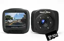 Black Box GP2 - Câmera Veicular, HD + Cartão 32GB (Dashcam Automotiva Carro Uber)