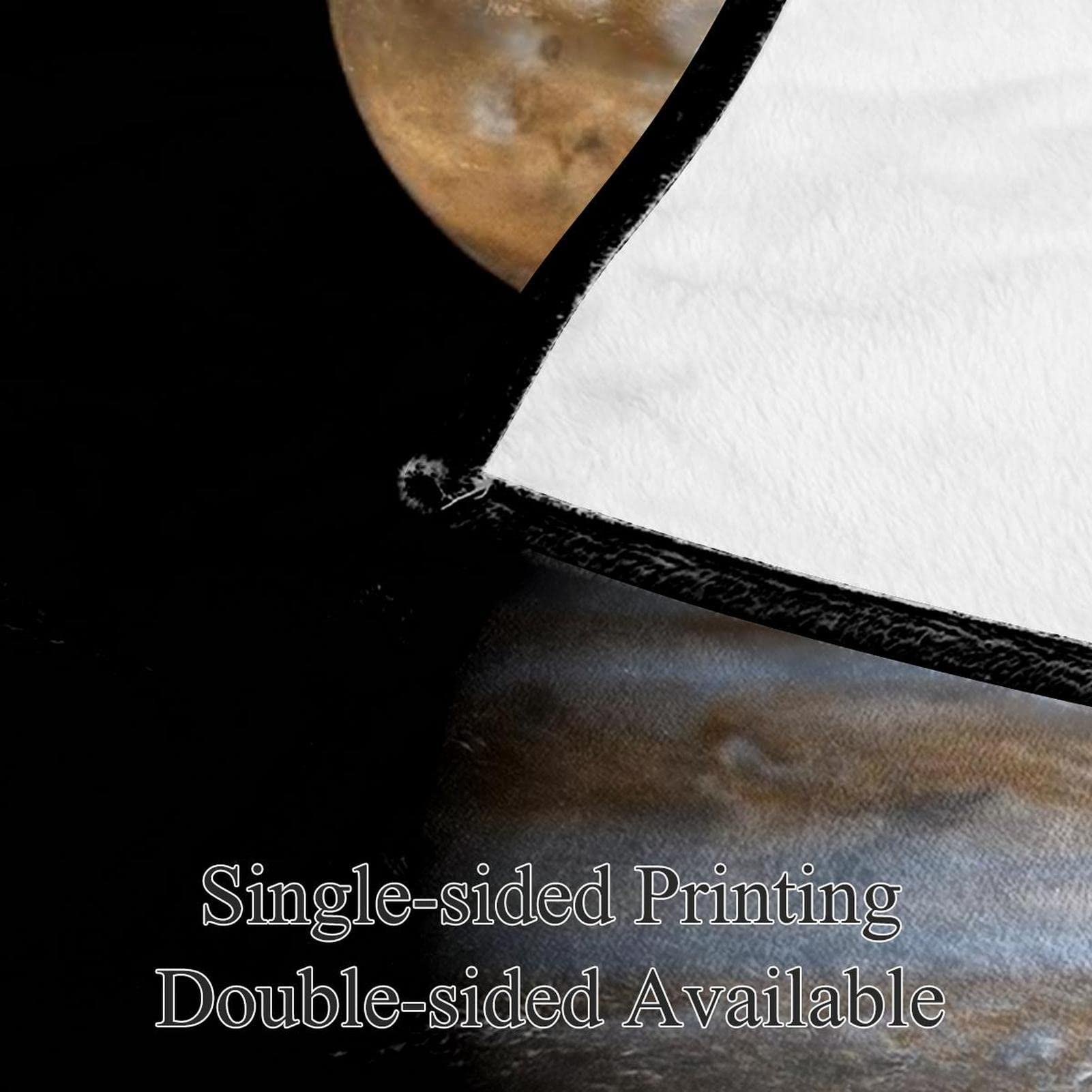 Coperta in pile con sistema solare universo per divano, divano o letto