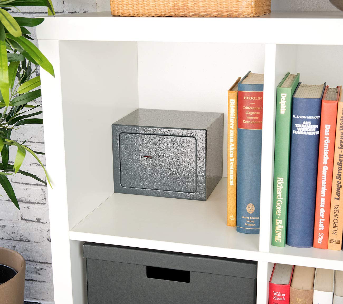 Coffre-fort compact 5 L en acier avec 2 clés à double panneton [XCase]