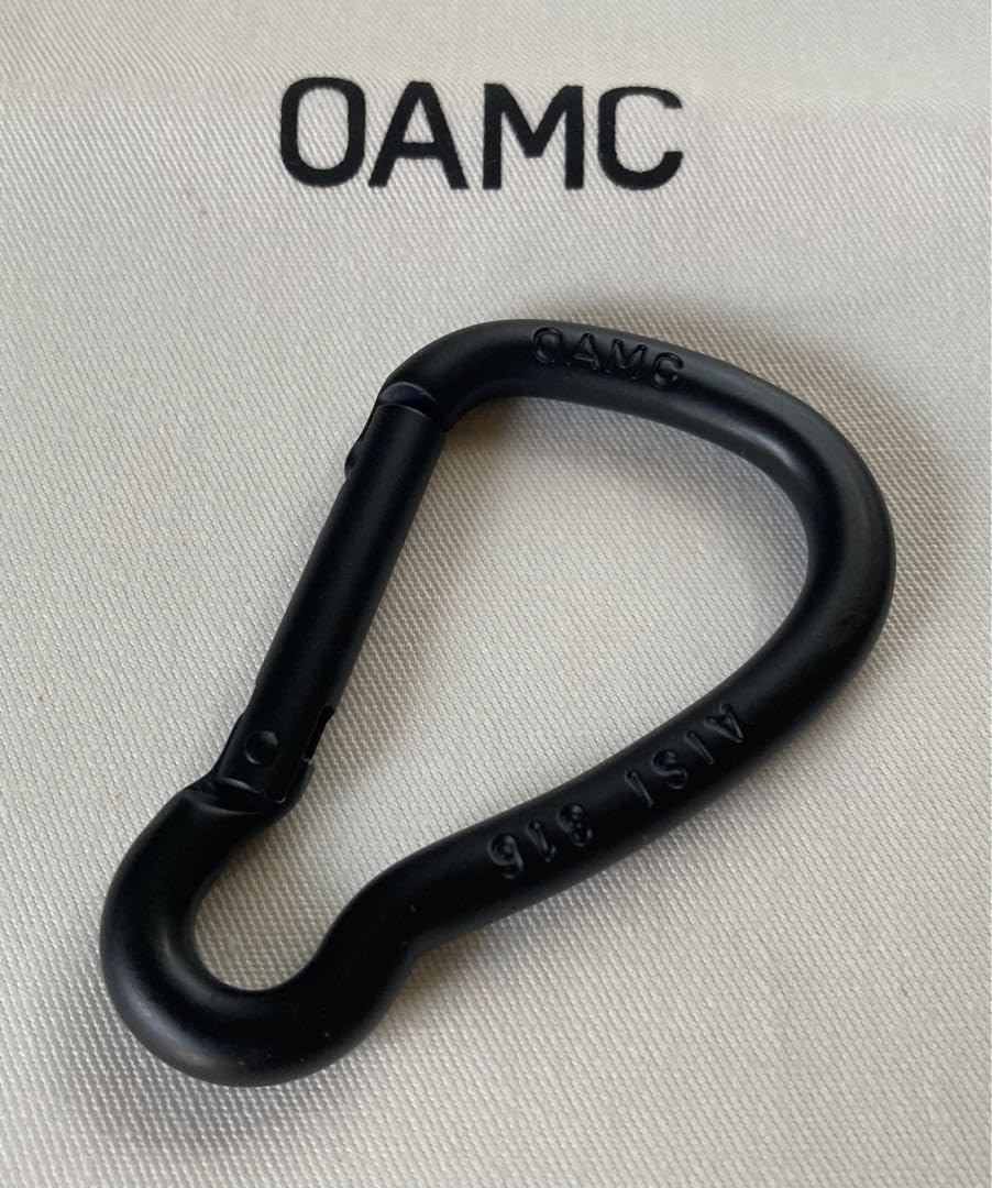 新品OAMC カラビナ キーホルダー キーリング ブラック Amazon.co.jp: OAMC カラビナ キーホルダー キーリング キー