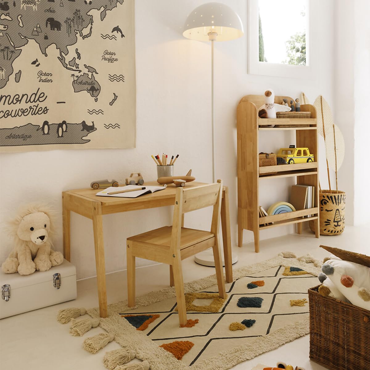 Atmosphera - Bibliothèque Enfant Robin - hévéa - H100 cm
