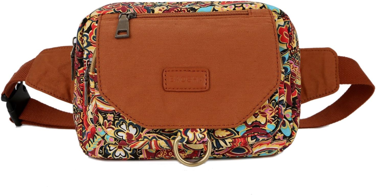 YB-02 Waist Bag Sports Fanny Pack Bum Bag for Women Multicoloured (Multicolour)