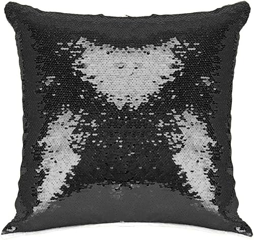 Miniatura 9 de Almohada de lentejuelas personalizada con texto en inglés "I Fucking Hate People", tamaño estándar con funda de cojín, regalo inteligente para