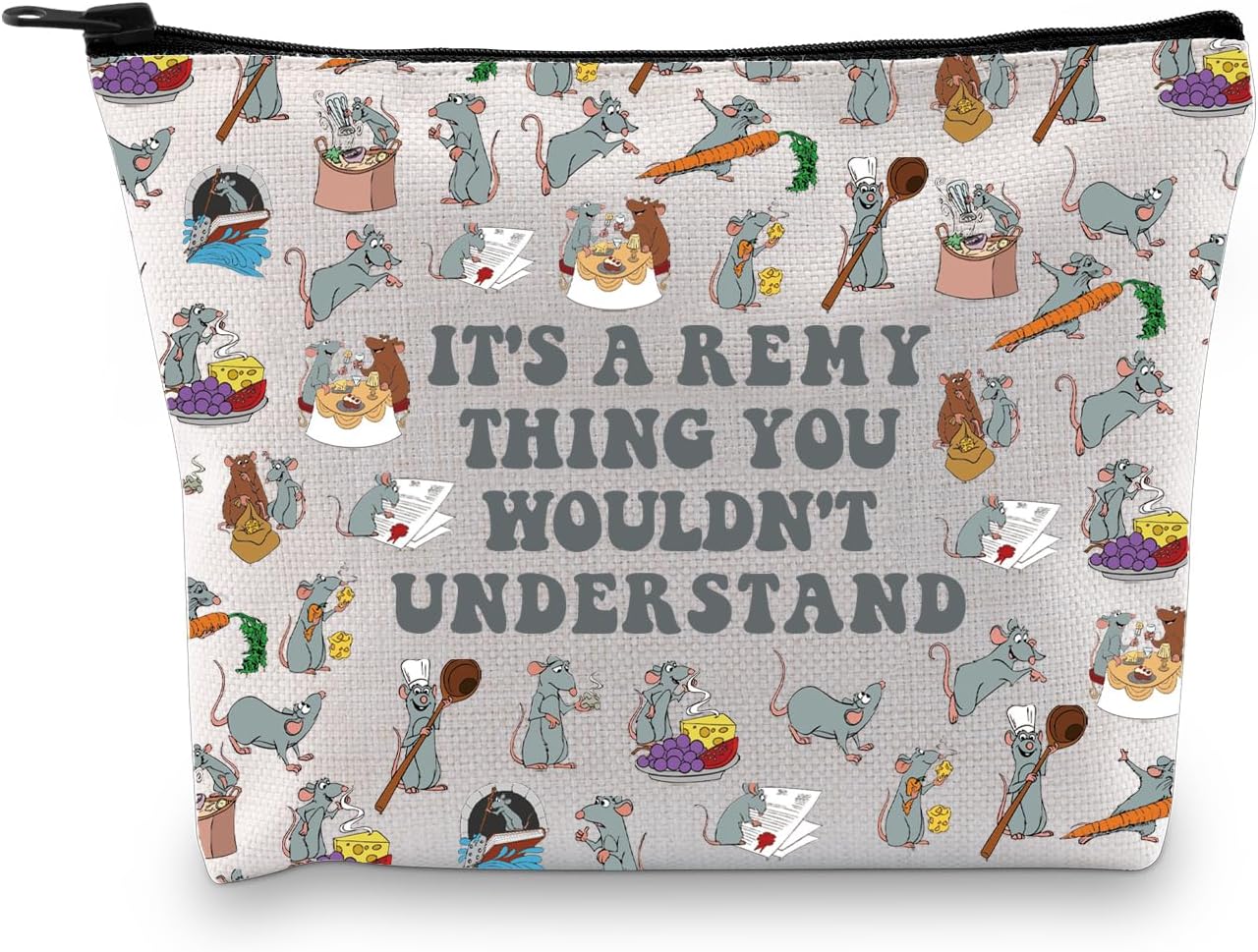 PLITI Mouse Chef Gifts Remy Ratatouille Gifts Remy Merchandise It's a Remy Thing You Wouldn't Understand Remy Makeup Bag (Remything bagU)