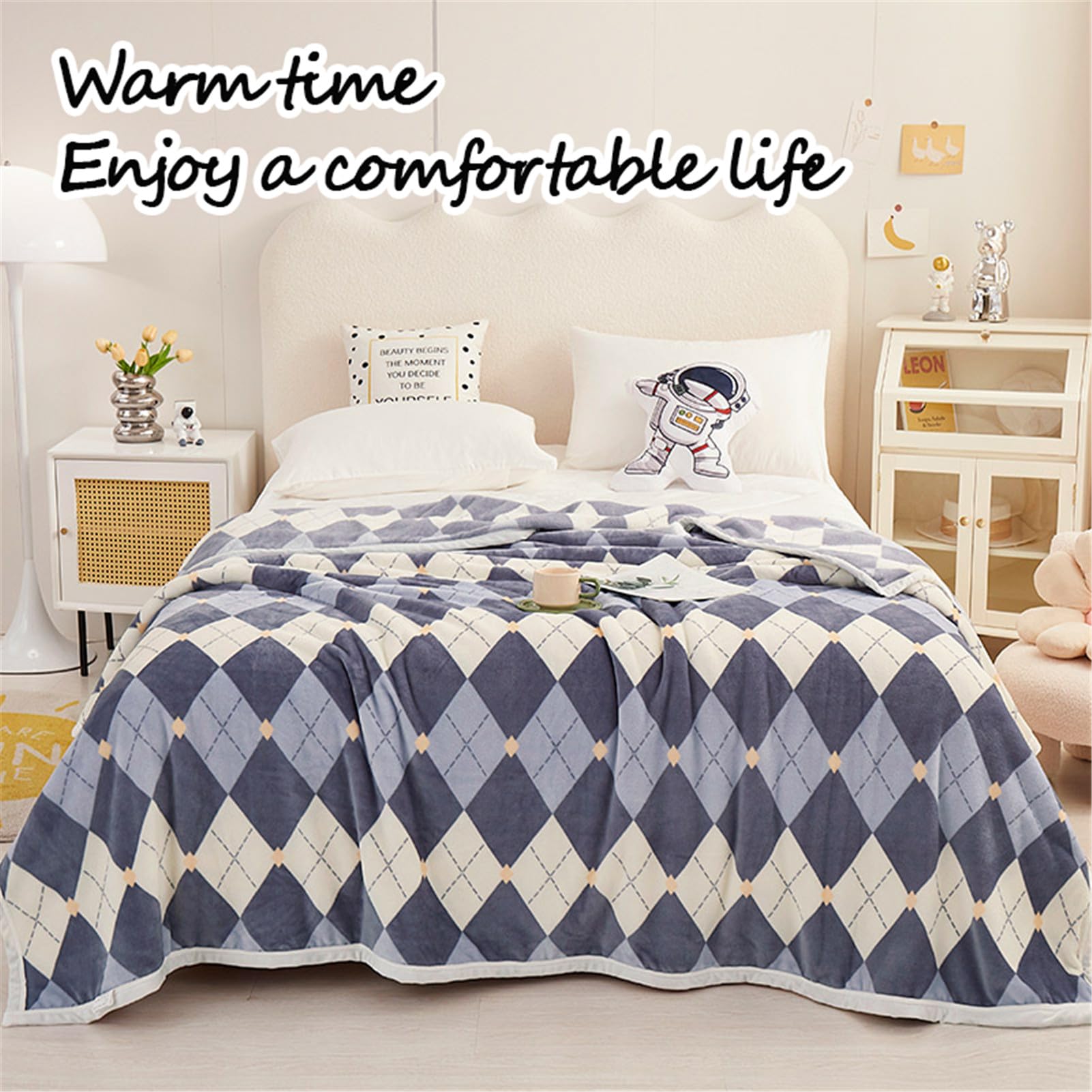 Coperta Pile In Flanella 90x180 Cm – Morbida E Leggera Per Divano, Letto E Viaggi, Disponibile In Più Taglie