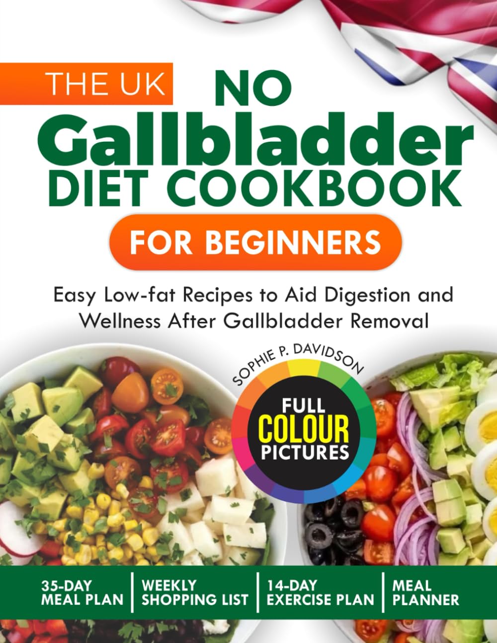 THE UK NO GALLBLADDER DIET COOKBOOK FOR BEGINNERS: Easy Low-Fat Recipes to Aid Digestion and Wellness after Gallbladder Removal