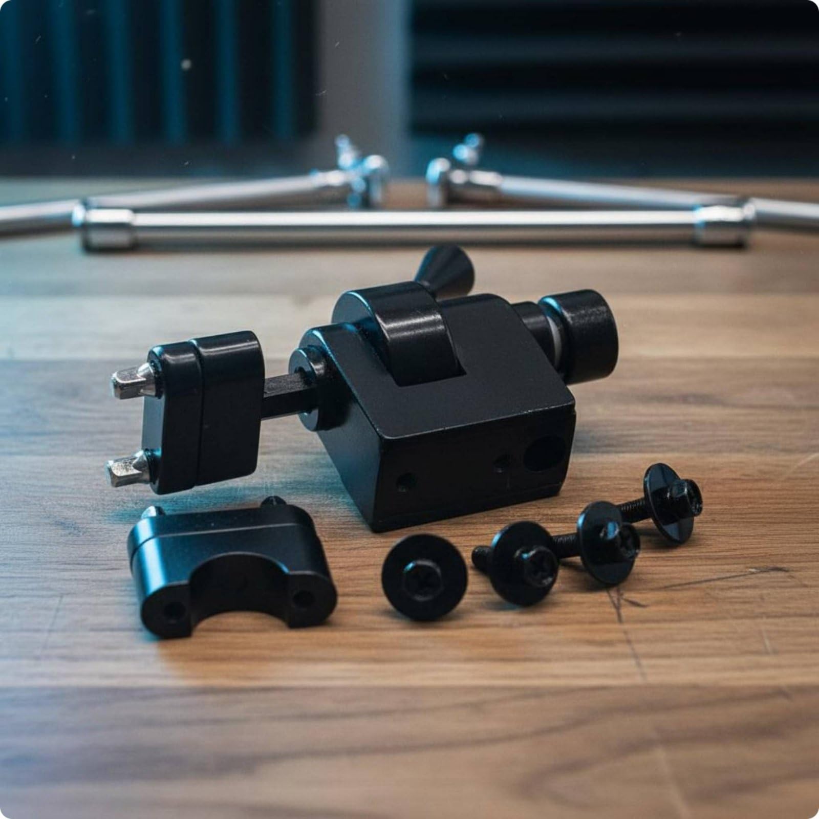 Drum Hardware Adjuster Regolatore Cordiera Snare Strainer Meccanismo Regolazione Tensione in Lega di Zinco per Batteria Adatto a Studenti Musicisti Spettacoli Registrazioni, Argento