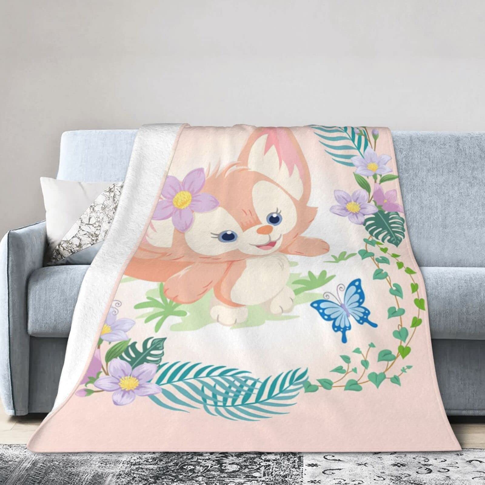 Amazon｜リーナベル 毛布 ブランケット かわいい ふわふわ