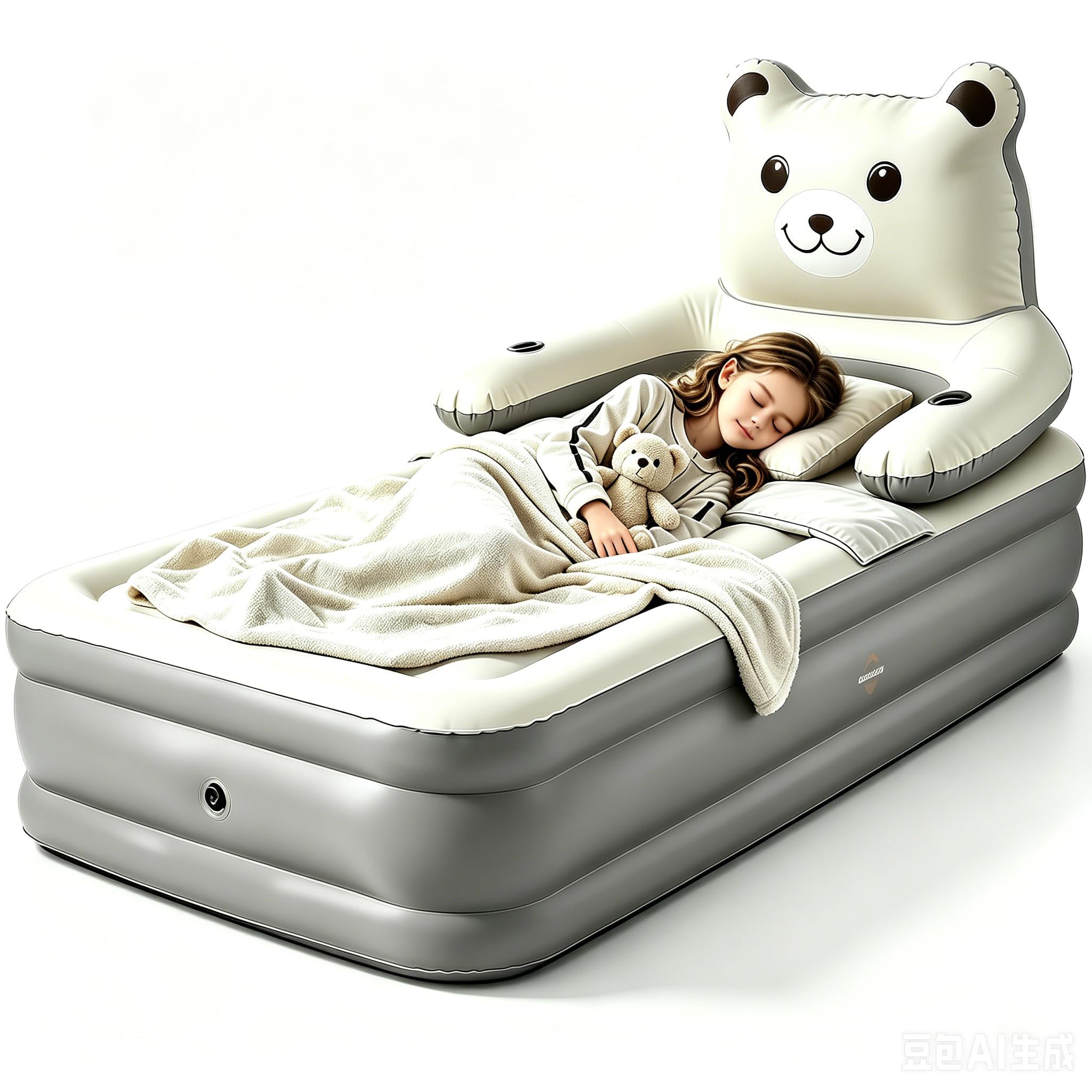TripHug Air Mattress with Headboard Twin