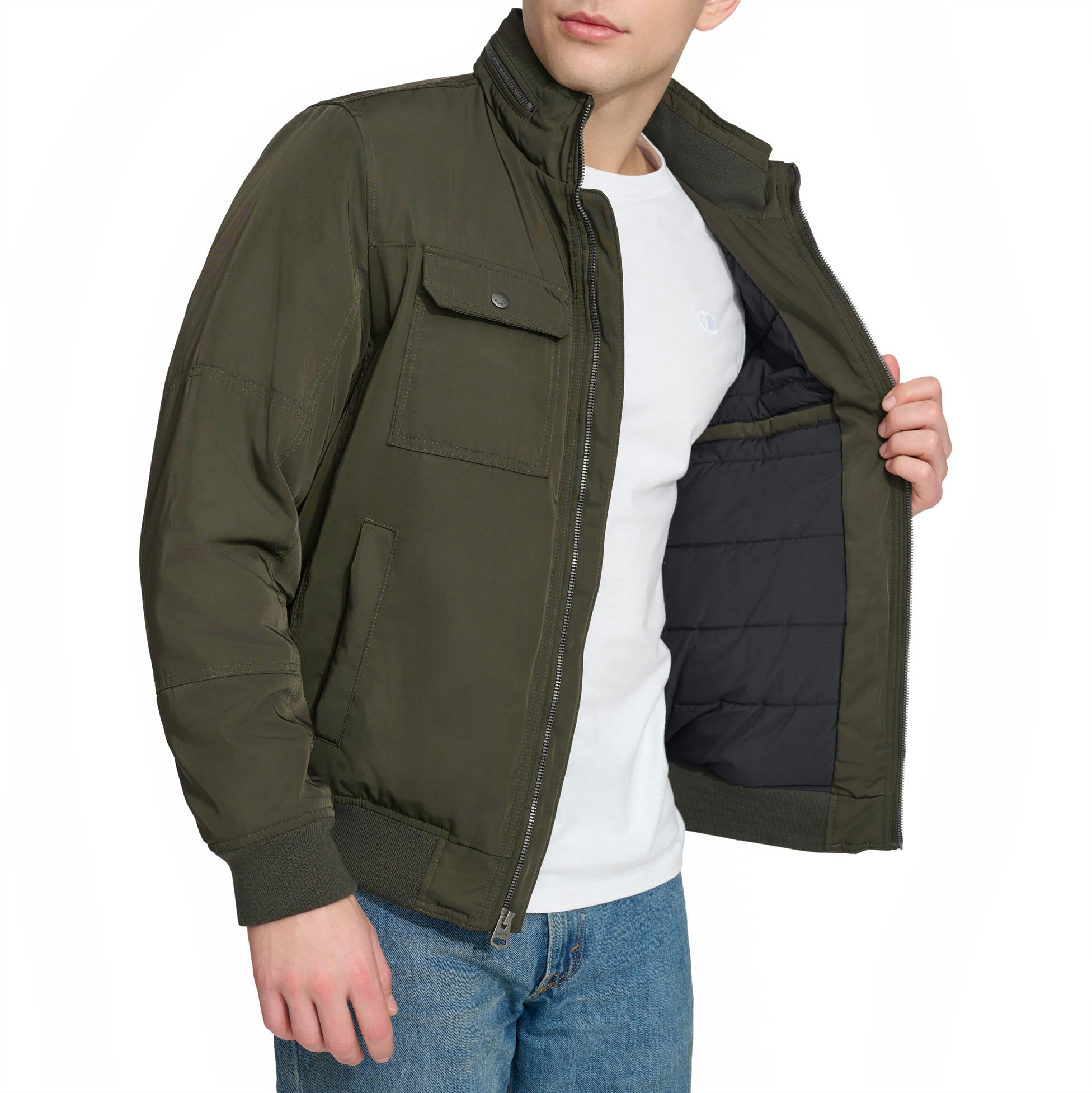 Levi's Herren Stand Collar Utility Bomber Jacke (1er Pack)