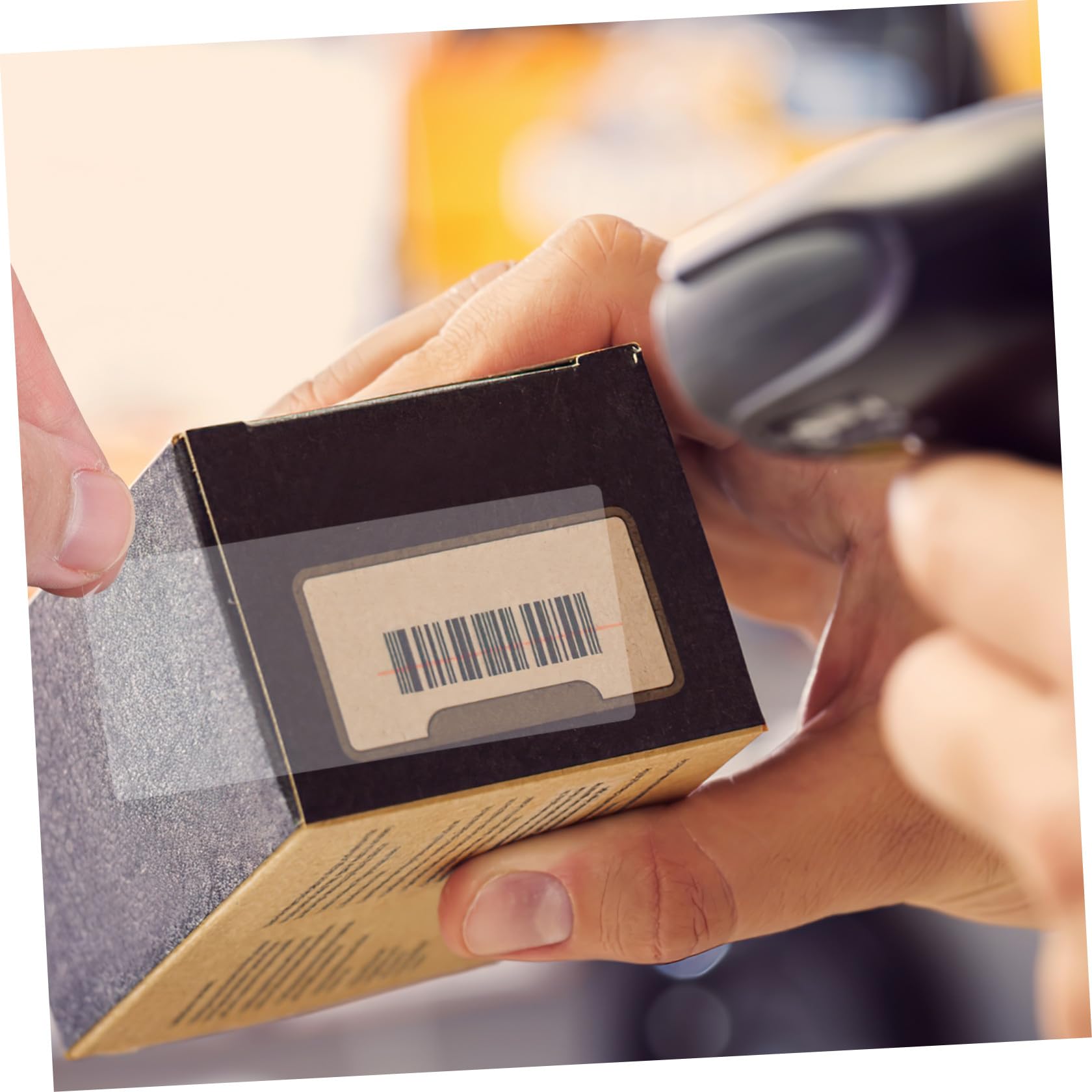 500piezas Transparentes Para Etiquetas De Códigos De Barras Para Libros De Biblioteca Pegatinas De Pvc