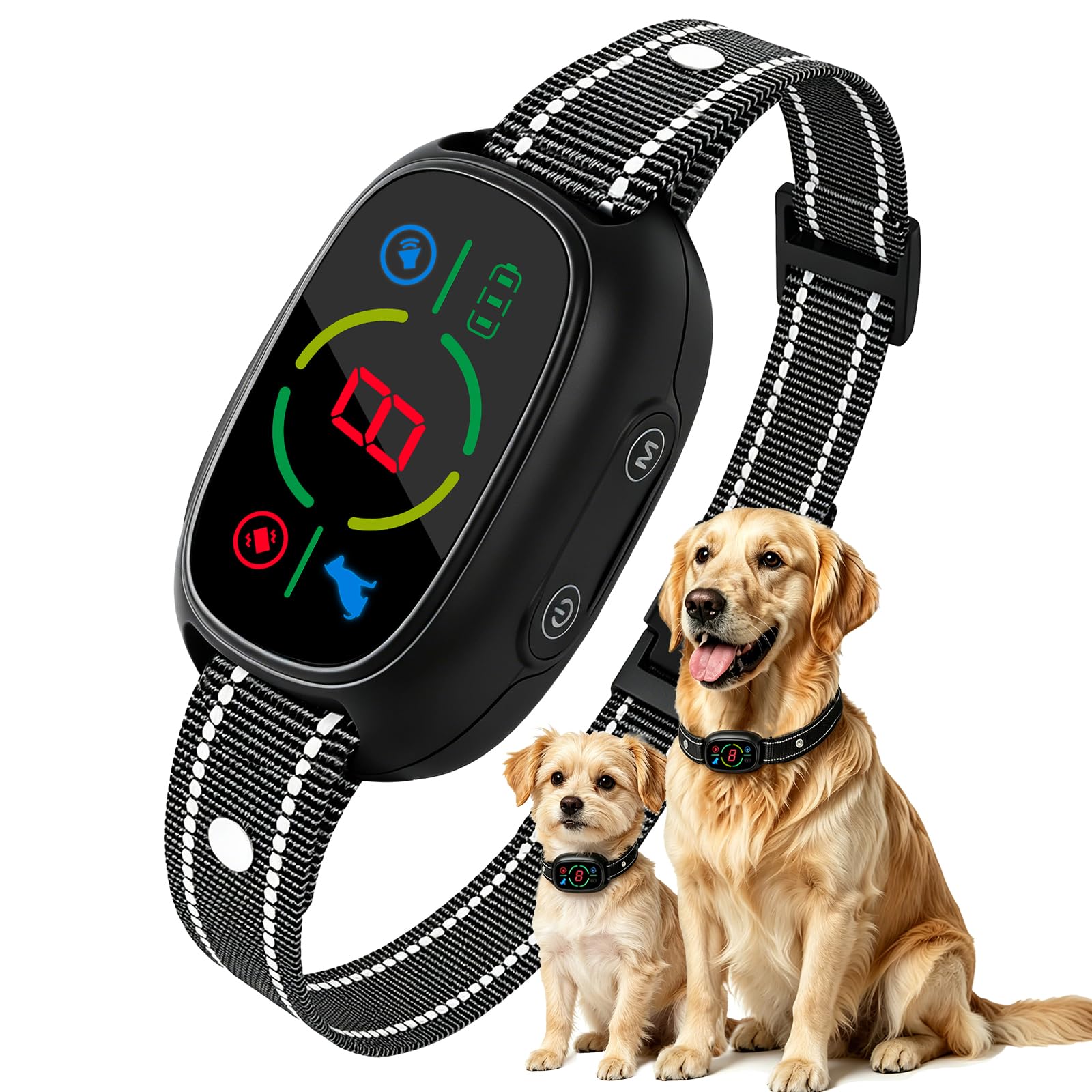 Dog Bark Collar for Large Medium Small Dogs 8-150lbs 1Pack - Image 1