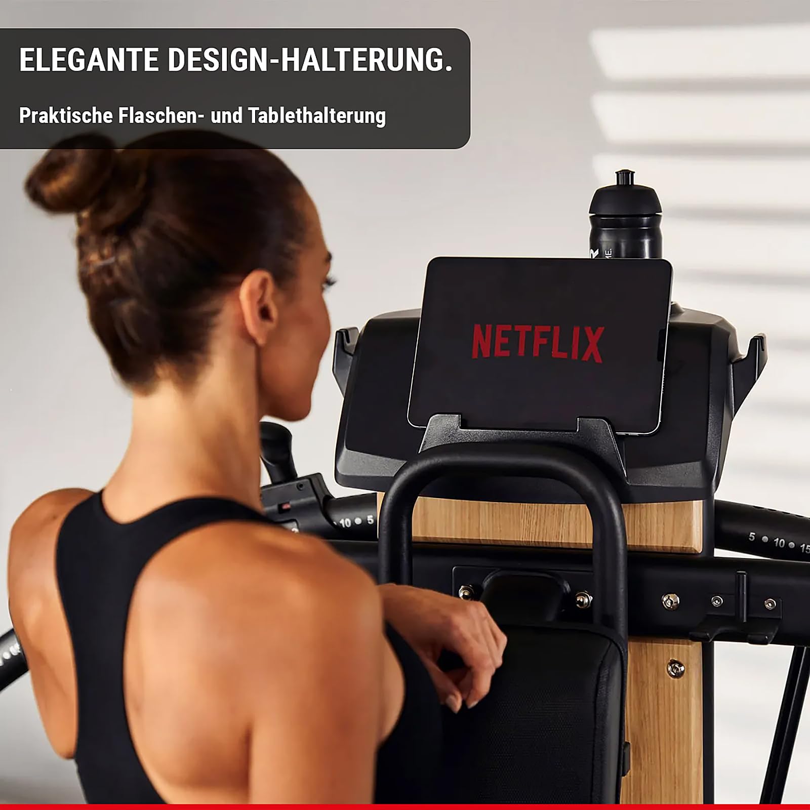 HAMMER Kraftstation BioForce MX NorsK - Fitnessstation für Zuhause, Bauchtrainer, Latzug, TNT-Widerstandstechnologie, Fitness Tower mit 125 kg Zuggewicht, über 80 Übungen, Platzsparend