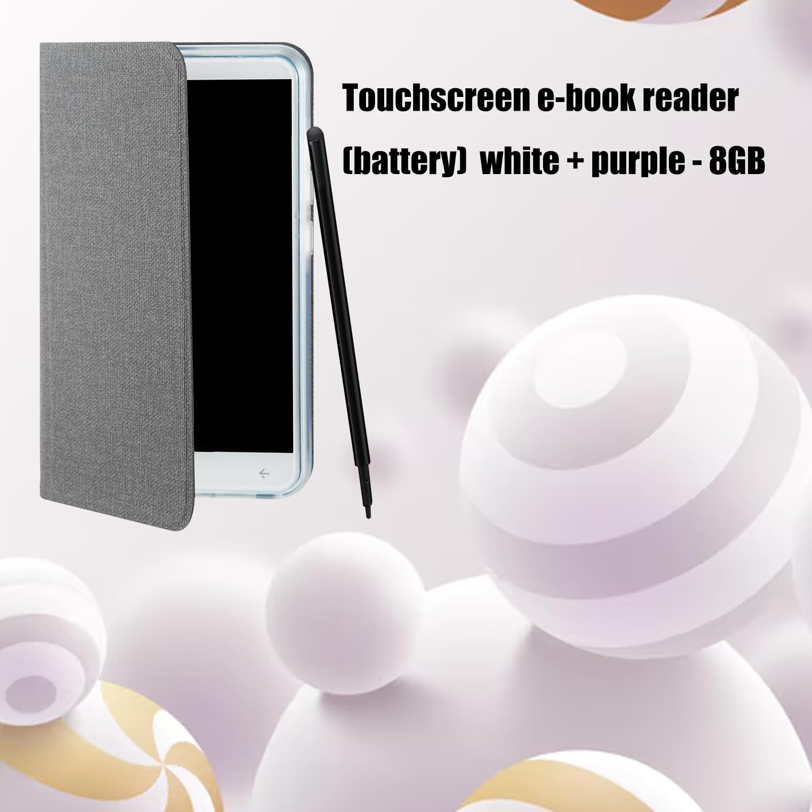 E-Book da 5 pollici con tablet per scrittura a mano con display trasparente per l'apprendimento interattivo PDF EPUB Reader E Reader con custodia protettiva