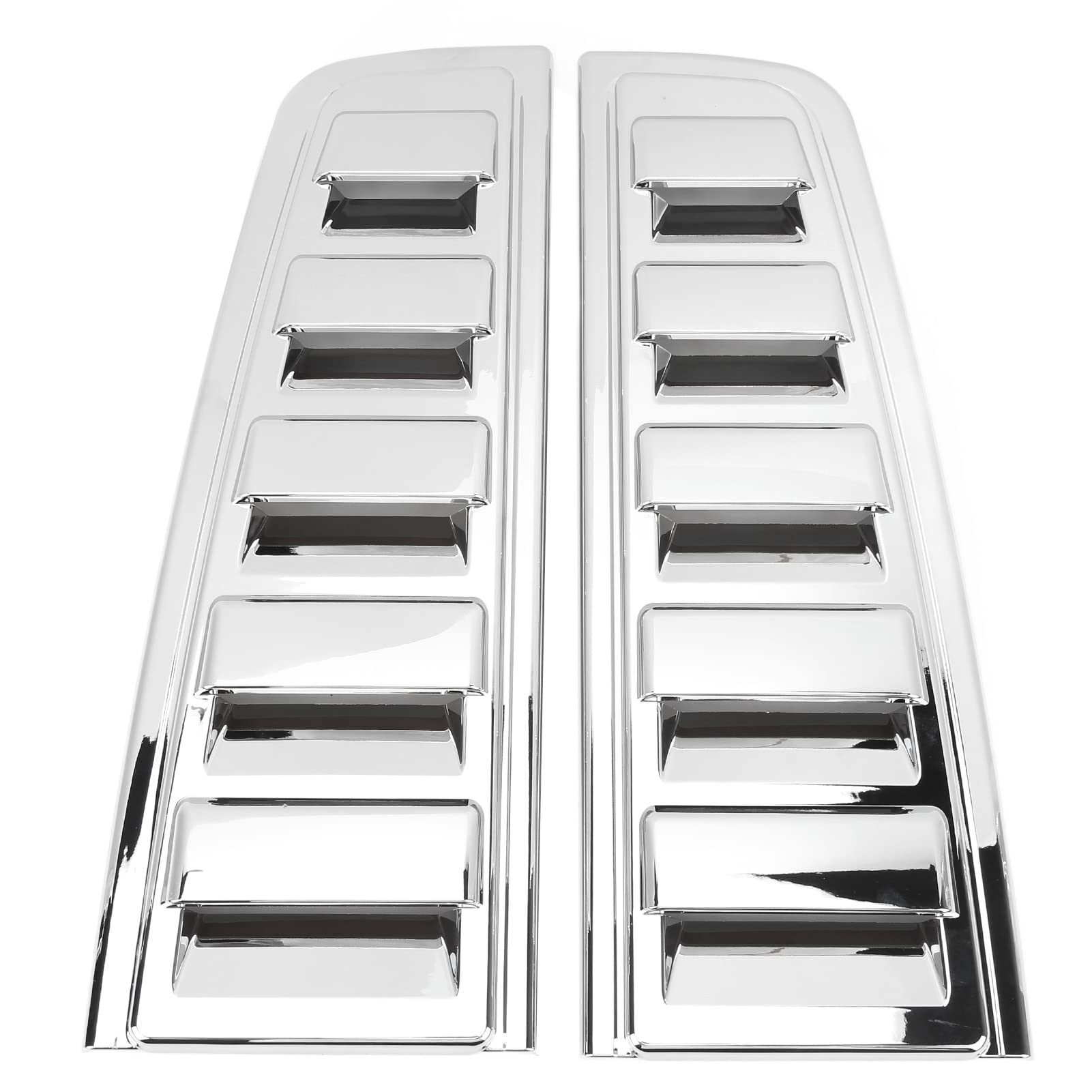 Cornice Decorativa per Fanale Posteriore per Auto, 2 Pezzi, Sostituzione Lucida Antiruggine per H2 2003‑2009, Migliora L'aspetto e Protegge Dai Graffi