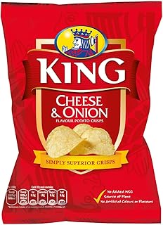 King Cheese & Onion 42g (1.5oz) 5 Pack