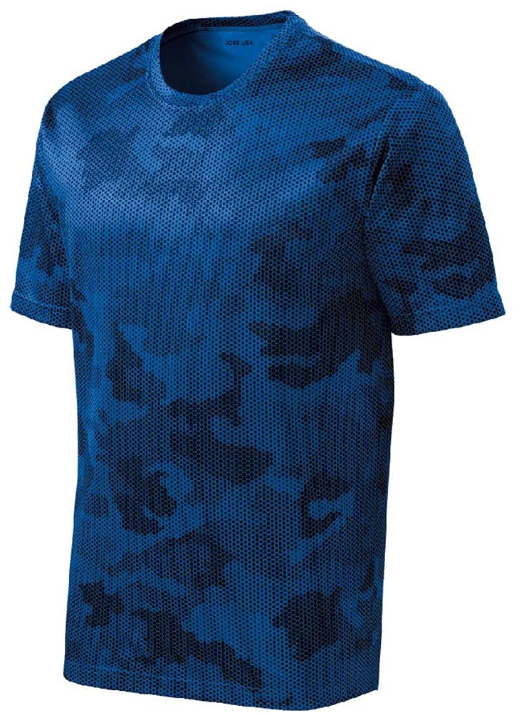 Joe's USA Hombre o jóvenes CamoHex Todos los Deportes la Humedad Camisas Juventud XS-Adult 4 x l