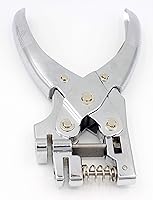 Vista 2 de Alicates de mano redondos y ranurados 2 en 1 para tarjeta de identificación de papel PVC (0.118 in redondo y ranura)