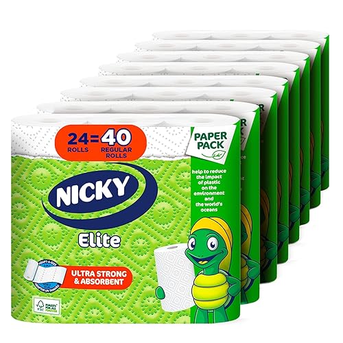 Miniatura 5 de Nicky® Elite - Paquete de toallas de papel y papel (36 megarrollos de papel de baño + 24 mega rollos de toallas de papel)