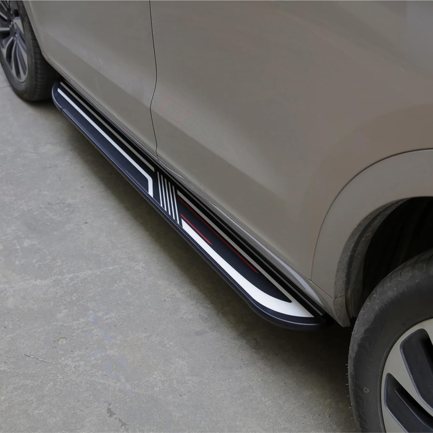 Compatible for Range Rover VELAR 2018-2024 Running Board Side Step Bar Aluminium (with Brackets) Side Running Boards