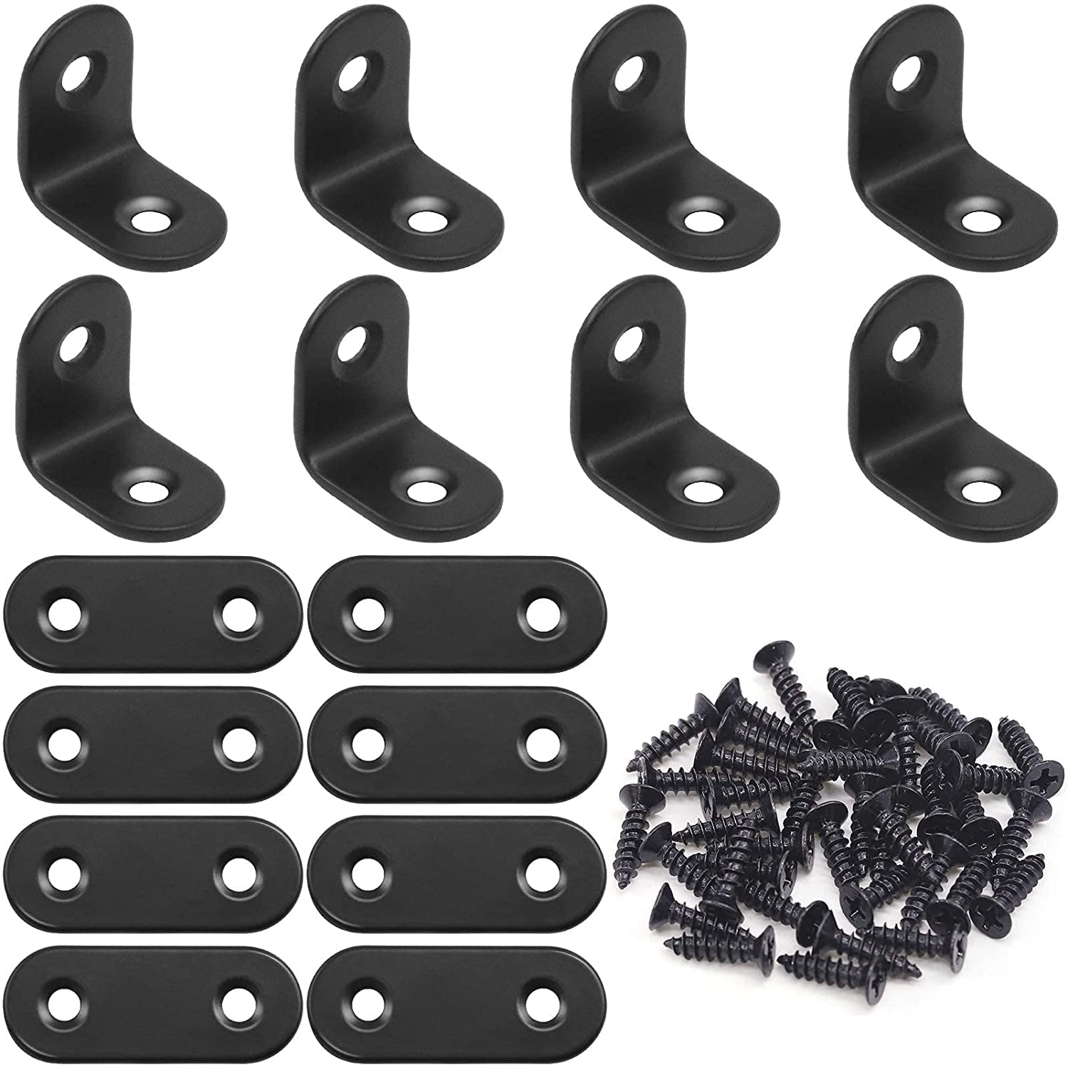 See full amazon price history chart for Solander 16 Sets Black Stainless Steel Corner Brace Kit, Straight Plates Brackets & L Brackets Right Angle Bracket Fastener for Wood Chair Bookshelf Board Furniture Brackets Solander 16 Sets Black Stainless Steel Corner Brace Kit, Straight Plates Brackets & L Brackets Right Angle Bracket Fastener for Wood Chair Bookshelf Board Furniture Brackets (B0BX6578K5) Amazon Price History, Amazon Price Tracker