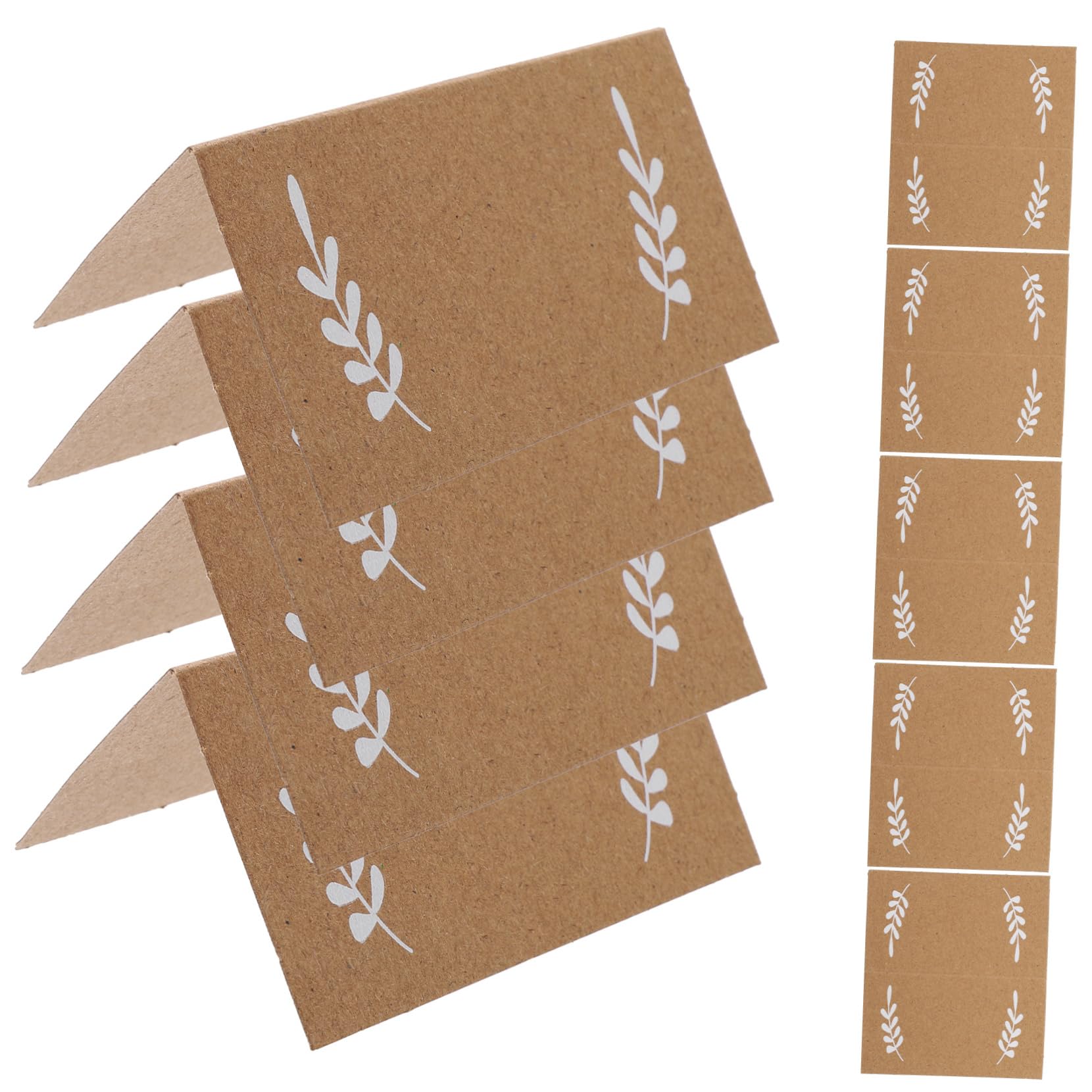 SHINEOFI 3 Sätze Sitzplatzkarten Visitenkarte Namenskärtchen Hochzeitsdeco Tischdeko Esstisch Hochzeitskarten Du Leer Platzkarten Für Den Tisch Tischkarten Für Namen Papier 100 Stück * 3