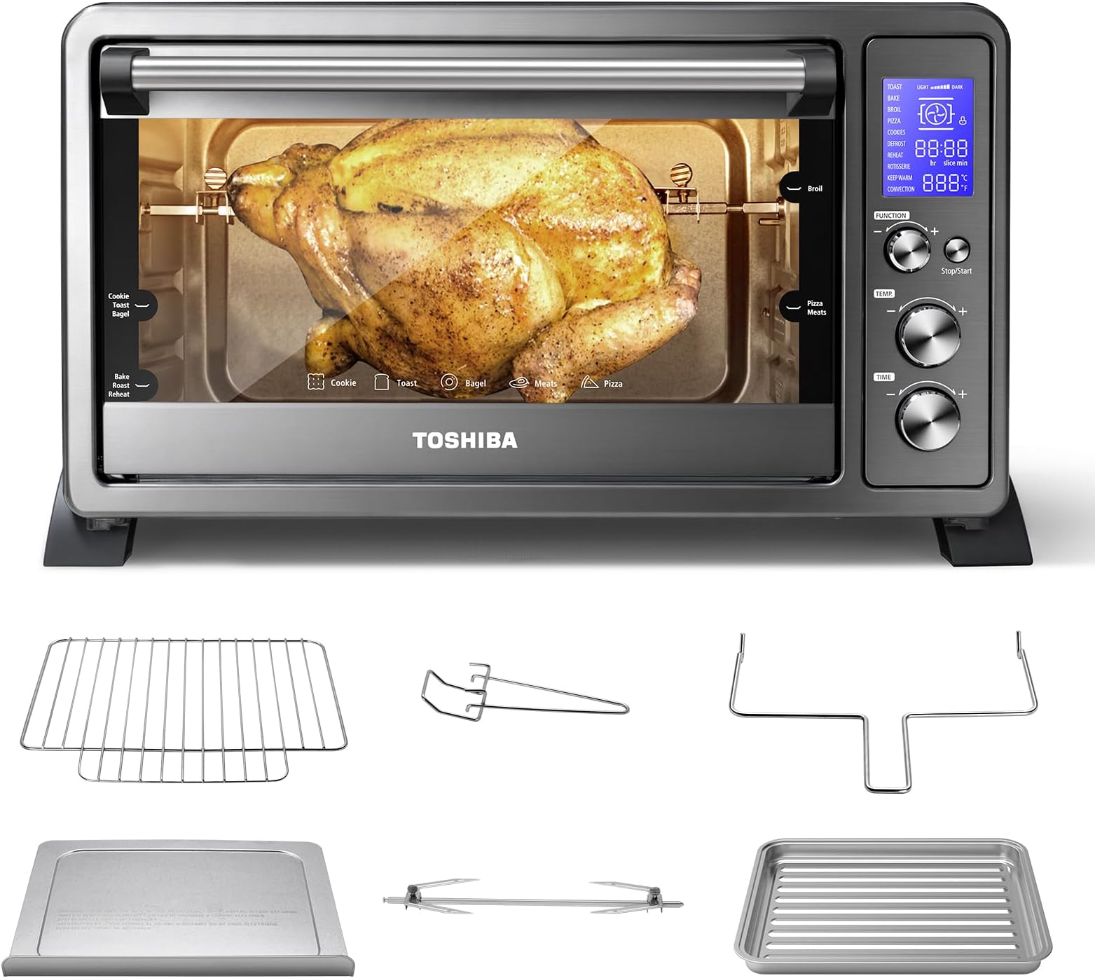 Insignia 6Slice Toaster Oven with Air Frying Stainless